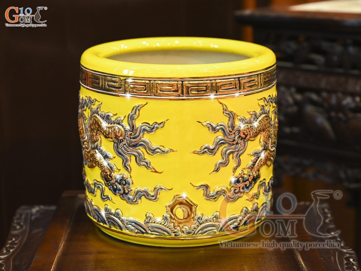 Bat Huong Men Mau Dap Noi Rong Nhu Y Nen Vang Ve Vang 24k Duong Kinh 20cm 3