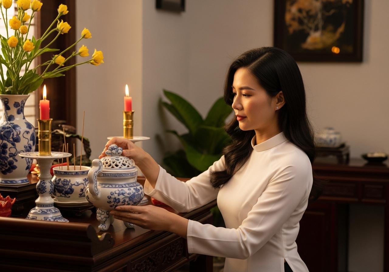 bát hương bát tràng