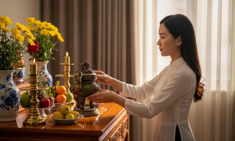 Vị trí đặt bát hương